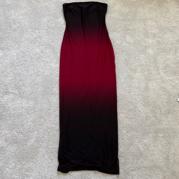 Fashion Nova Black and Red Bodycon Dress - Picture 1 of 5